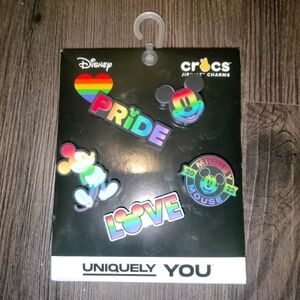 Disney Crocs Jibbitz Charms Pride Collection